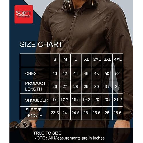 Scott International Polyester Men's Lightweight Water Repellent Foldable & Compact | Perfect For Any Kind Of Outdoor Adventure And Sports Jacket (Ss23-Idry-Jkt-Bl-L_Black_Large)