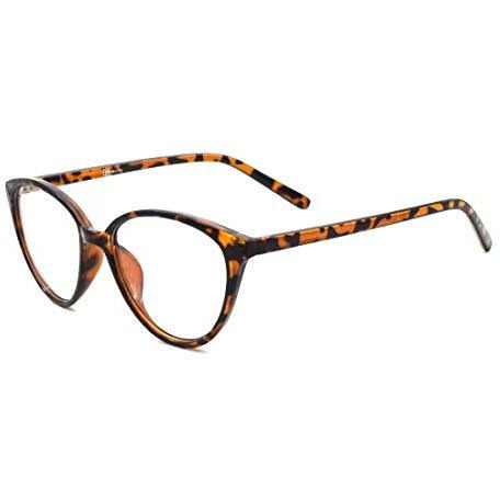 Peter Jones Cateye Blue Light Blocking Reading Glasses For Women | Computer Readers Uv Protection Lenses (Ag130, Size Medium)