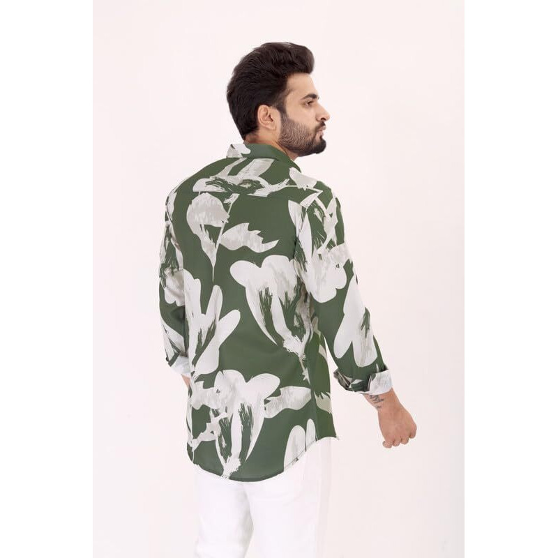 Brown Culture Solid Linen Cotton - Printed - Full Sleeve - Summer-Regular Fit - Men Stylish - Everyday Formal Wear - Casual Shirt For Men Xl