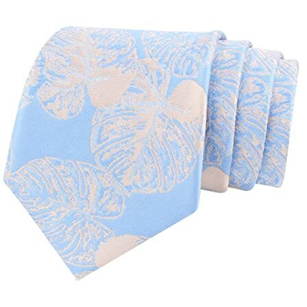Kavove Blue Polka Dot Neck Tie For Men