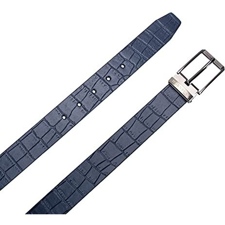 Hornbull Clara Mens Leather Belt Navy Color | Leather Belt For Men | Formal Mens Leather Belt