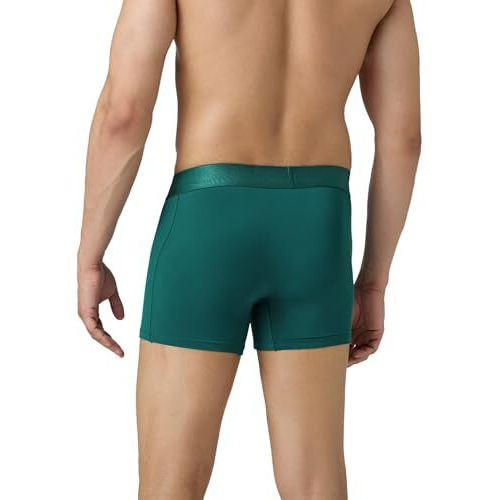 Xyxx Men's Nylon Solid Trunks (Pack Of 1) (Xy_Tb1_Trnk_Pacific Green
