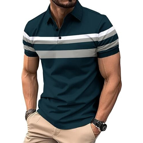 Noble Monk Men's Regular Fit Pure Cotton Polo T Shirt |Half Sleeves |Collar Tshirts | Casual T-Shirt For Men