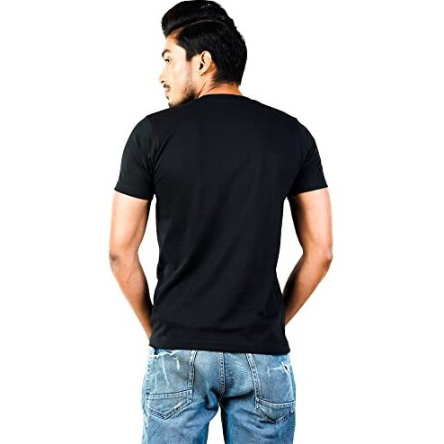 Jolchobi Sob E Maya, Bengali Graphic, Round Neck, Cotton, Regular Fit Cotton T-Shirt, Unisex (Large, Black)