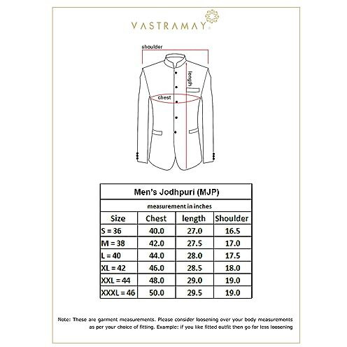 Vastramay Men's Gold Jacquard Jodhpuri_Vasmjp005Go_38