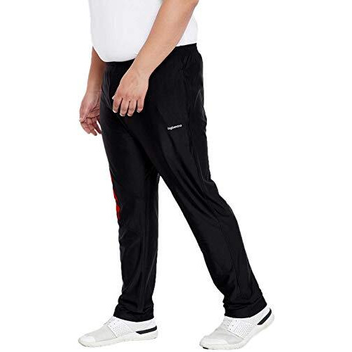 Bigbanana Men's Regular Fit Trackpants (Lami,Black,6Xl)