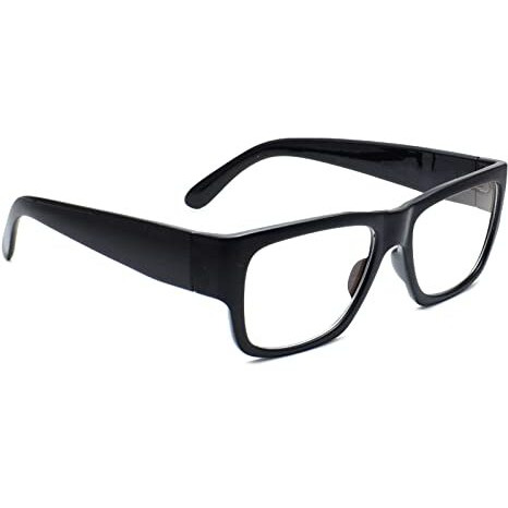 Peter Jones Black Thick Frame Unisex Blue Light Blocking Computer Glasses (5487B)