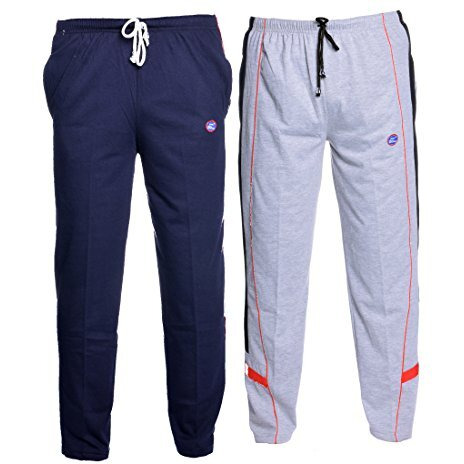 Vimal Jonney Men's Slim Fit Trackpants (Pack Of 2) (D1Nd7M-S_Multicolored_Small)