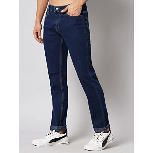 Studio Nexx Men's Regular Fit Jeans Dark Blue