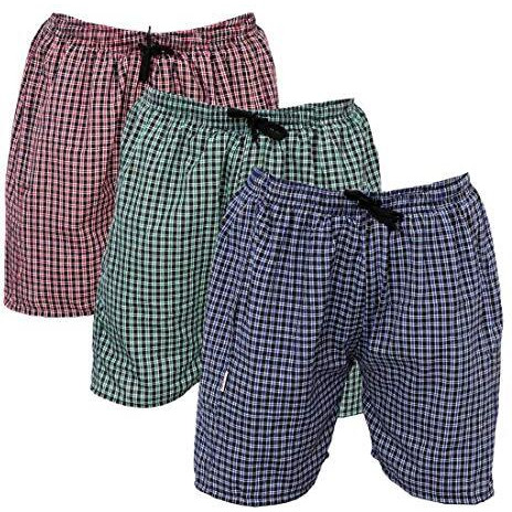 Digital Shopee Men's Cotton Shorts Boxers, Multicolour, Pack Of 3, X-Large
