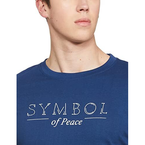 Amazon Brand - Symbol Men's Graphic Regular T-Shirt (Sy-A22-Ts-02_Posideon Blue 2Xl)