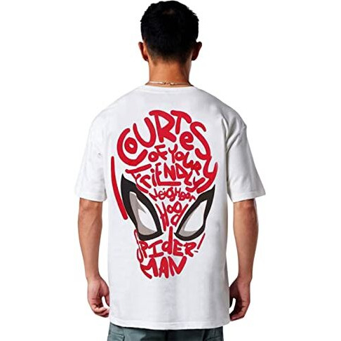 Veirdo Cotton Men's Oversized Fit T-Shirt (Os_Sm4013_Wt_White, Medium
