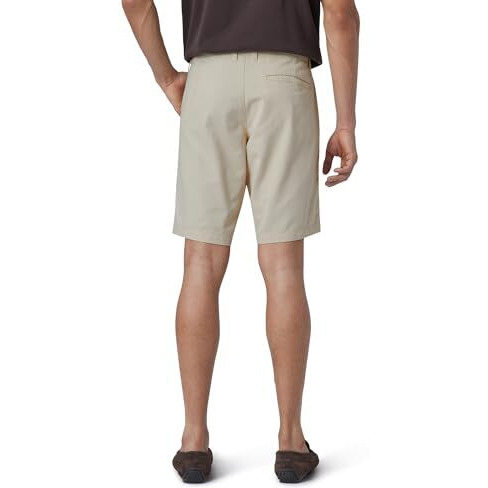 Xyxx Men Twill Cotton Chinos Shorts, Regular Fit, Solid, Pack Of 1, Cb1Sht04_32, Latte Brown, 32