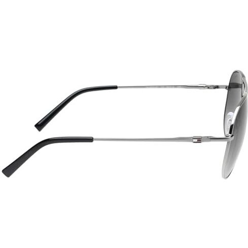 Tommy Hilfiger|Grey Full-Rim Frame Aviator Sunglasses|100% Uv Protected (Uv 400) Grey Gradient Faded Lens|Men's|Large|Th Miguel C5 58 S