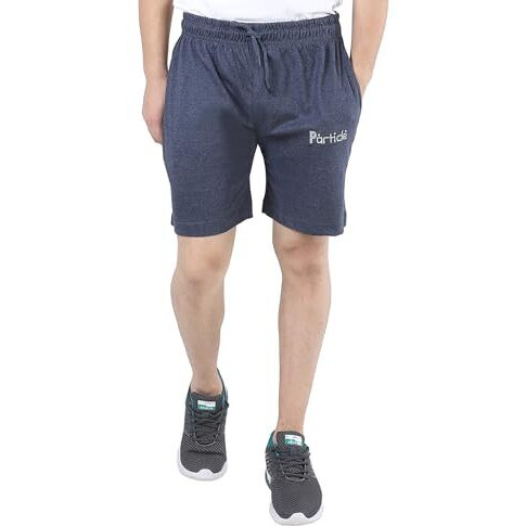 Particle Oversized Plus Size Shorts Blue For Men Size 4Xl F41Shoblu4Xl