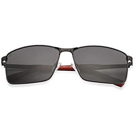Vincent Chase Eyewear By Lenskart | Grey Stylish Rectangular Sunglasses | Polarized & Uv Protected | For Men & Women | Large | Vc S13969