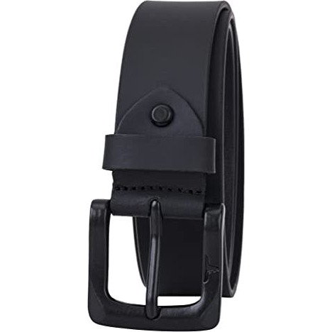 Urban Forest Richard Black Casual Leather Belt For Men