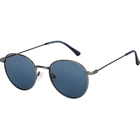 Vincent Chase Eyewear By Lenskart|Full Rim Round Branded Latest And Stylish Sunglasses|Polarized And 100% Uv Protected|For Men & Women|Small|Vc S13137, Grey
