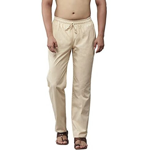 See Designs Men's Beige Solid Pyjamas_Sdpj109Xl