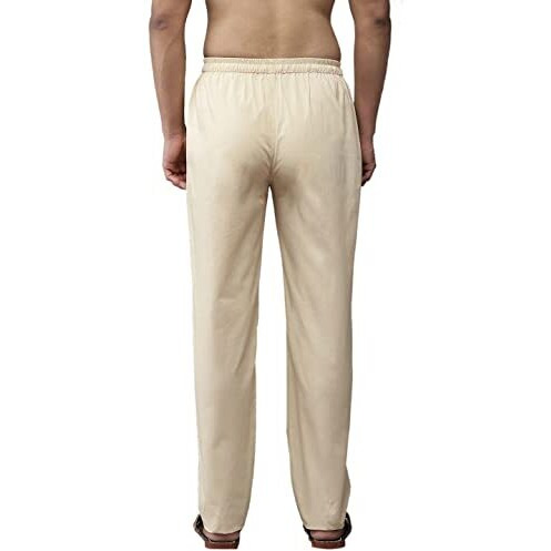 See Designs Men's Beige Solid Pyjamas_Sdpj109Xl