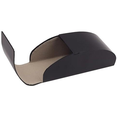 Vivid Vision Unisex Adult Lightweight Eyewear Specs Case Cover | Protect Eye Glasses | Chashma Dibbi | Sunglass Box | Closure - Magnetic | Faux Leather | Ic-532 | Black