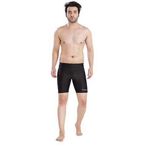 Rovars Men's Swimwear (Santro Tt, Red Black, Xxl)