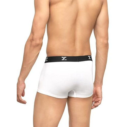 Xyxx Men's Modal Trunks (Pack Of 1) (Xytrnk02_White_M)