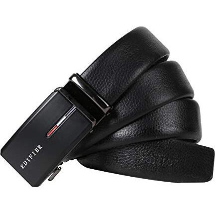 Edifier Pu Leather Adjustable Casual Formal Buckle Belts For Men And Boys (Waist Size Upto 40 Inches) (Pack Of 1)