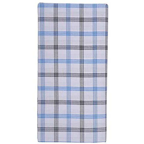 Weavers Villa Men's White Unstiched Cotton Lungi - Set Of 2 (Length - 2 Meters)
