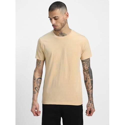 Veirdo Pure Cotton Swan White, Lilac & Green Regular Fit Half Sleeve Solid Round Neck T-Shirt For Men (Pack Of 3) (Po3_99_Sw_Ll_Gr_M)