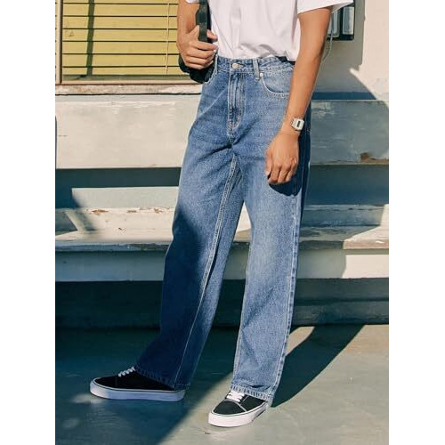 Kotty Men's Regular Mid Rise Blue Jeans