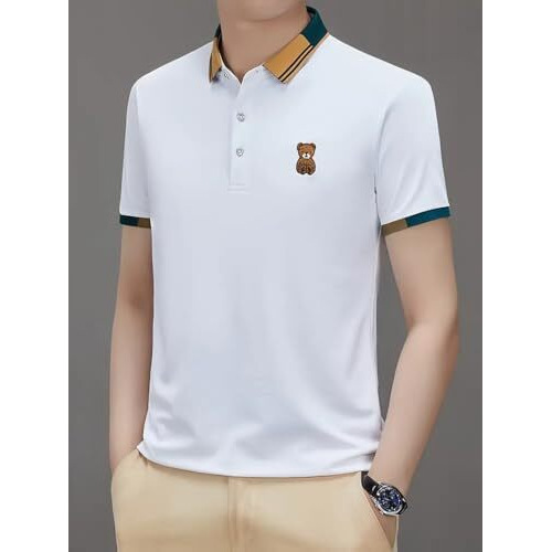 Jvx Men T-Shirt || T-Shirt For Men || Polo T Shirt || T-Shirt (Mrt-212) (In, Alpha, 2Xl, White)