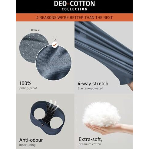 Damensch Men's Regular Fit Solid Cotton Briefs Underwear | Supima-Modal, Stretchy Fabric, Anti-Bacterial And Microfibre Waistband Innerwear For Men, Briefs For Men-Black Knight,Charcoal Dust-Xl