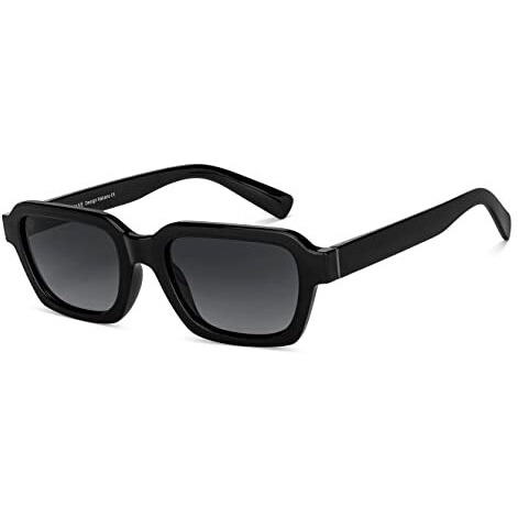 Vincent Chase By Lenskart | Urban Retro Full Rim Rectangle Branded Latest And Stylish Sunglasses | Polarized And 100% Uv Protected | For Men & Women | Large | Vc S14590