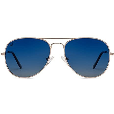 Vincent Chase By Lenskart | Black Grey Full Rim Pilot Branded Latest And Stylish Sunglasses | Polarized And 100% Uv Protected | Men & Women | Medium | Vc S11075
