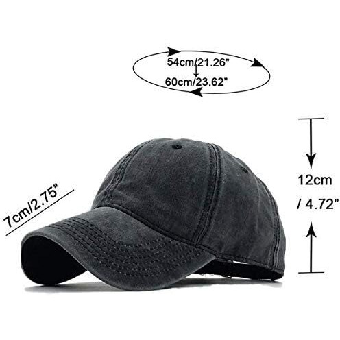 Alexvyan Black Plain Breathable Head Caps For Unisex With Adjustable Strap In Summer For Men Caps Men For All Sports Cap For Men Women Cap Sports Caps