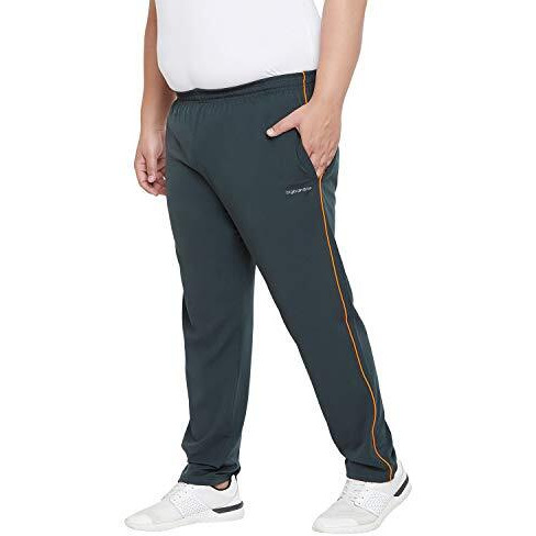 Bigbanana Men's Regular Fit Trackpants (Offey,Teal,6Xl)