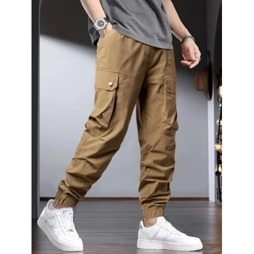 Cargo Pant For Men -Casual, Comfortable, Stylish, Multi-Pocket Design For Outdoor & Work Wear Khakhi