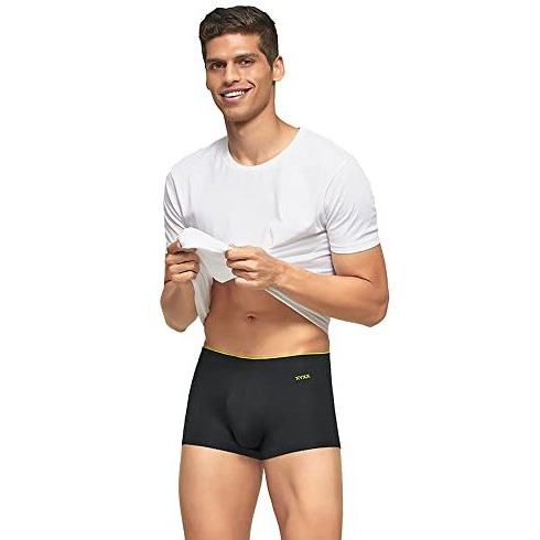 Xyxx Men's Modal Solid (Pack Of 1) (Uno Trunks Single_Coral Grey_M)