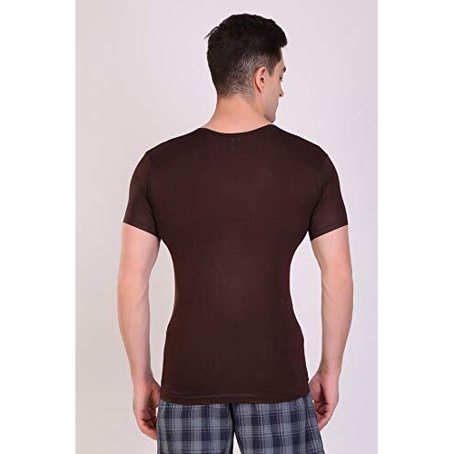 T.T. Men Solid Pack Of 3 Dyed Vest Assorted(Tit_Dyed_Rns_Po3_Nbs_95)