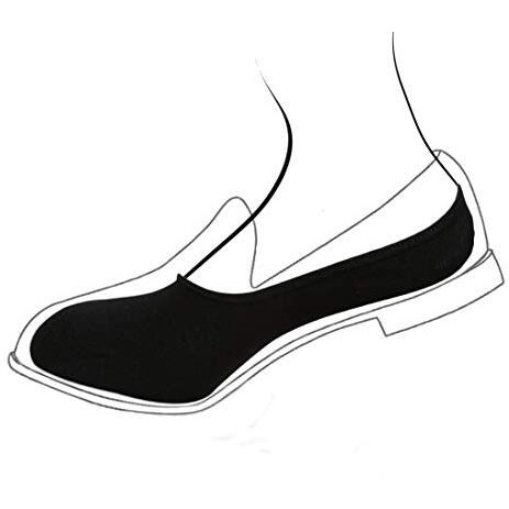 Balenzia Men's Black No Show Socks With Anti-Slip Silicon System (Mercerised)- Pack Of 3