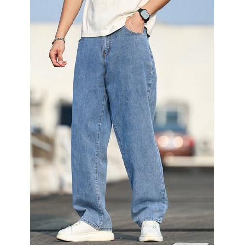 Kotty Men's Vintage Wash With A Modern Twist Faded Jeans(Blue,30)