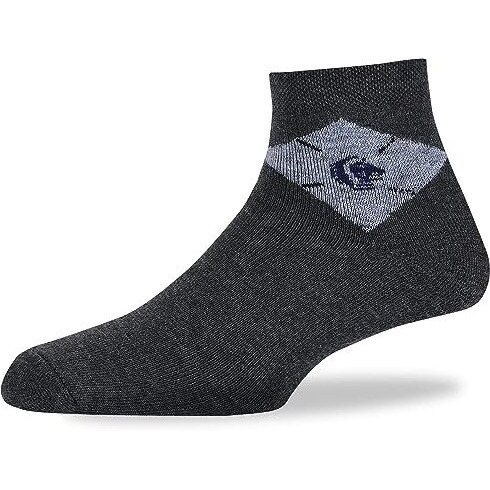 Rc. Royal Class Men's Ankle Woolen Thick Terry Argyle Multicolored Socks (Pack Of 3 Pairs Winter Wear Socks)