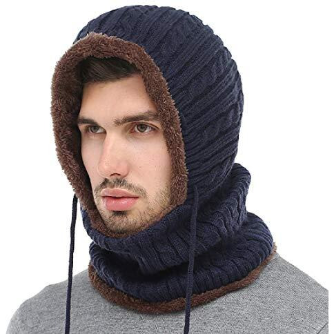Huntsmans Era Winter Knitted Beanie Winter Woollen Cap For Men And Women (Blue, Free Size)
