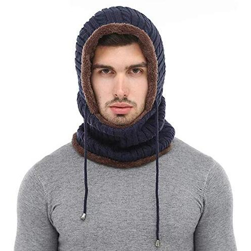 Huntsmans Era Winter Knitted Beanie Winter Woollen Cap For Men And Women (Blue, Free Size)