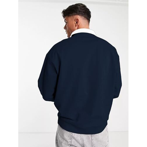 Jump Cuts|| Polo Tshirts For Men||Polo Neck|| Full Sleeve Tshirt For Men||Printed Tshirts For Men||Oversized Tshirt For Men Blue