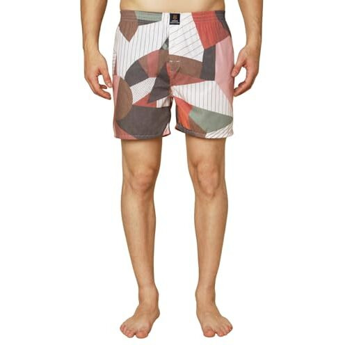 Urban Scottish Men Boxers (Pack Of 5) Lightweight Digital Print (Usbx507-M)