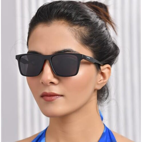 Royal Son Black Cooling Polarized Sunglasses For Men