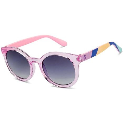 Hooper By Lenskart | Memphis Collection | Pink Grey Full Rim Rectangular Latest And Stylish Kids Sunglasses | 100% Uv Protected | For Boys & Girls (Age 2-5 Yrs) | Hp S16085