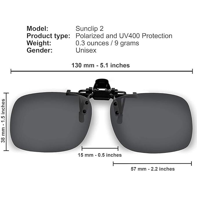 Inralimot Polarized Clip On Oval Sunglasses Over Prescription Glasses For Men Women Uv Protection Flip Up Polarized Sunglasses(Atrovirens), Green, Standard